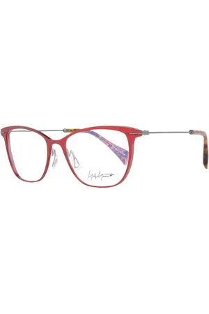YOHJI YAMAMOTO Akcesoria, Kobieta, Czerwony, ONE SIZE, Czerwone Okulary Optyczne Motylek