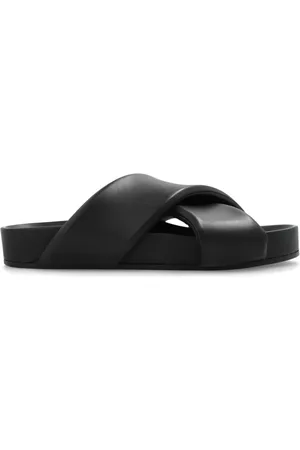 Jil Sander Buty, Mężczyzna, Czarny, 44 EU, Skóra, Skórzane Klapki