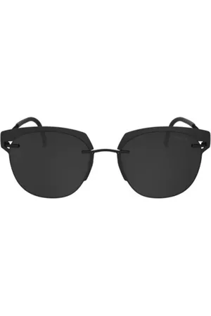 Silhouette Akcesoria, Kobieta, Czarny, ONE SIZE, Czarne okulary przeciwsłoneczne Damski styl