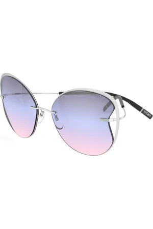 Silhouette Akcesoria, Kobieta, Szary, ONE SIZE, Okulary Titan Accent Shades Srebrne/Lawendowe