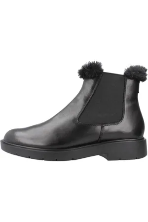 Geox Buty, Kobieta, Czarny, 37 EU, Spherica Chelsea Botki