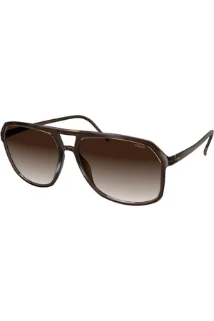 Silhouette Akcesoria, Mężczyzna, brązowy, ONE SIZE, Okulary przeciwsłoneczne Midtown 4080 Ciemny Moka/Brąz