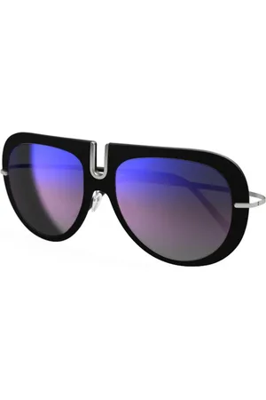 Silhouette Akcesoria, unisex, Czarny, ONE SIZE, Okulary przeciwsłoneczne Futura 4077 Ciemnoszary/Niebieski