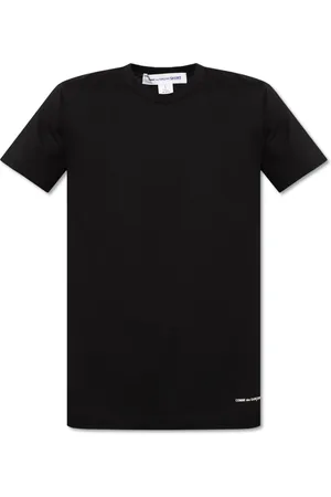Comme des Garçons Koszulki, Mężczyzna, Czarny, L, Bawełna, T-Shirt z Logo