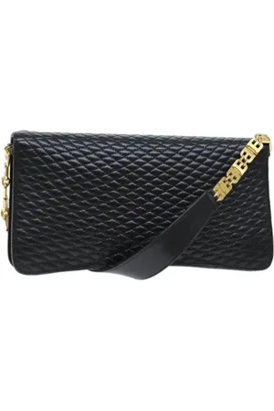 Bally Pre-owned, Kobieta, Czarny, ONE SIZE, Skóra, Pre-owned skórzane torby na ramię