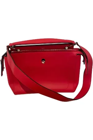 Fendi Pre-owned, Kobieta, Czerwony, ONE SIZE, Skóra, Pre-owned Leather fendi-bags