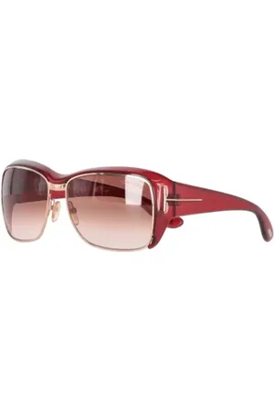 Tom Ford Pre-owned, Kobieta, Czerwony, ONE SIZE, Pre-owned Acetate sunglasses