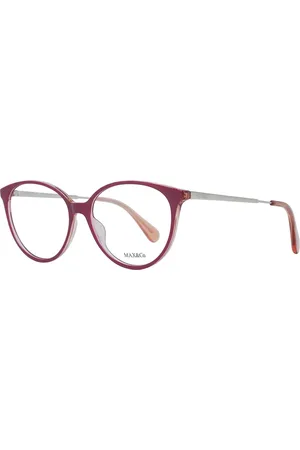 Max&Co. Akcesoria, unisex, Czerwony, ONE SIZE, Burgundzkie Okulary Optyczne dla Kobiet