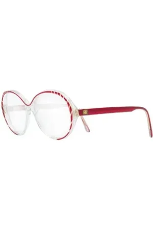Balenciaga Pre-owned, Kobieta, Czerwony, ONE SIZE, Len, Pre-owned Acetate sunglasses