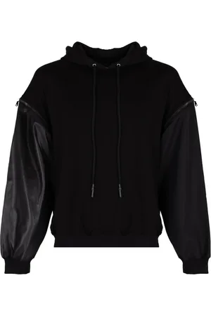 Les Hommes Bluzy, Mężczyzna, Czarny, M, Bluza z kapturem