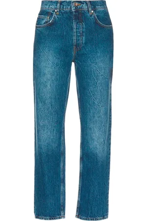 ANINE BING Jeansy, Kobieta, Niebieski, W25, Luźne Jeansyy Boyfriend Fit
