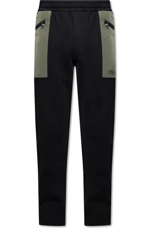 Alexander McQueen Spodnie, Mężczyzna, Czarny, S, Spodnie Dresowe Z Logo