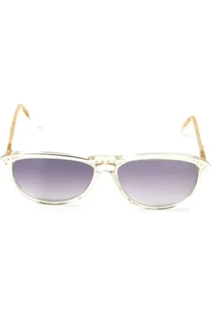 Saint Laurent Pre-owned, Kobieta, Biały, ONE SIZE, Pre-owned Acetate sunglasses