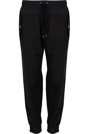 Les Hommes Spodnie, Mężczyzna, Czarny, XL, Eleganckie Spodnie Slim Fit z Wełną
