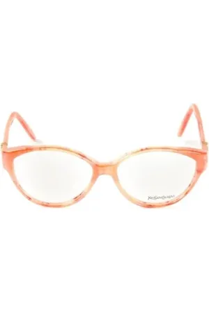 Saint Laurent Pre-owned, Kobieta, Pomarańczowy, ONE SIZE, Pre-owned Acetate sunglasses
