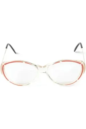 Saint Laurent Pre-owned, Kobieta, Biały, ONE SIZE, Pre-owned Acetate sunglasses