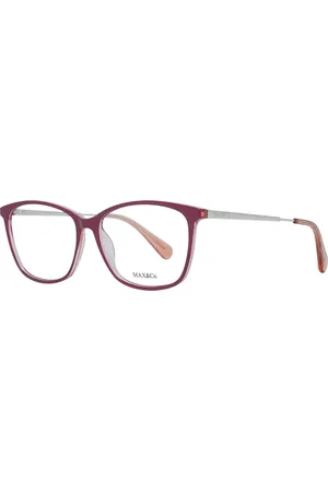 Max&Co. Akcesoria, unisex, Czerwony, ONE SIZE, Burgundzkie Okulary Damskie