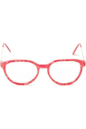 Saint Laurent Pre-owned, Kobieta, Czerwony, ONE SIZE, Pre-owned Acetate sunglasses