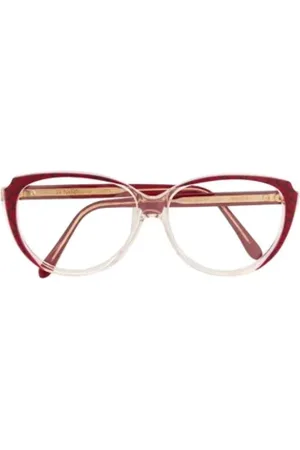Saint Laurent Pre-owned, Kobieta, Czerwony, ONE SIZE, Pre-owned Acetate sunglasses