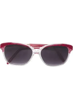 Saint Laurent Pre-owned, Kobieta, Czerwony, ONE SIZE, Pre-owned Acetate sunglasses