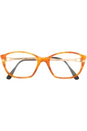 Saint Laurent Pre-owned, Kobieta, Wielobarwność, ONE SIZE, Pre-owned Acetate sunglasses