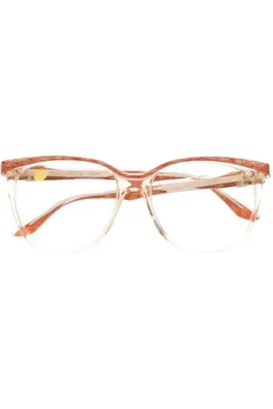 Saint Laurent Pre-owned, Kobieta, Pomarańczowy, ONE SIZE, Pre-owned Acetate sunglasses