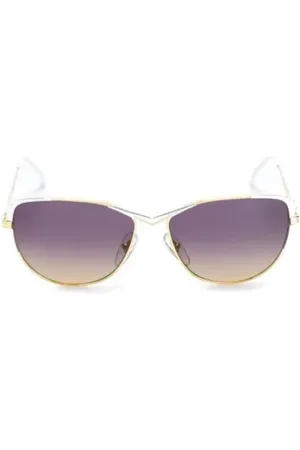 Saint Laurent Pre-owned, Kobieta, Szary, ONE SIZE, Pre-owned Metal sunglasses