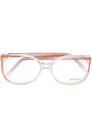 Saint Laurent Pre-owned, Kobieta, Pomarańczowy, ONE SIZE, Pre-owned Acetate sunglasses