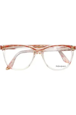Saint Laurent Pre-owned, Kobieta, Pomarańczowy, ONE SIZE, Pre-owned Acetate sunglasses