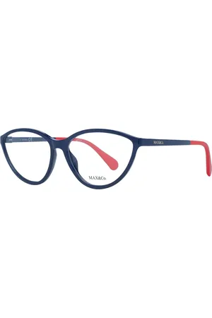 Max&Co. Akcesoria, unisex, Niebieski, ONE SIZE, Niebieskie okulary damskie w stylu Cat Eye