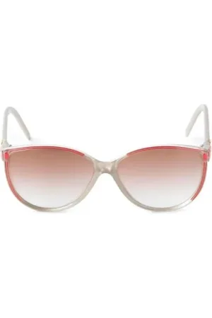 Balenciaga Pre-owned, Kobieta, Czerwony, ONE SIZE, Len, Pre-owned Plastic sunglasses