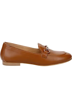 SANGIORGIO Buty, Kobieta, brązowy, 36 EU, Brązowe Mokasyny Skórzane