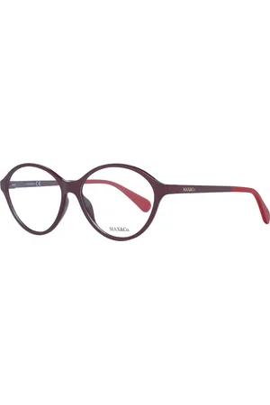 Max&Co. Akcesoria, unisex, Czerwony, ONE SIZE, Burgundzkie Optyczne Okulary Damskie