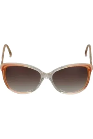 Saint Laurent Pre-owned, Kobieta, brązowy, ONE SIZE, Pre-owned Acetate sunglasses