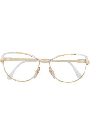 Saint Laurent Pre-owned, Kobieta, Żółty, ONE SIZE, Pre-owned Metal sunglasses