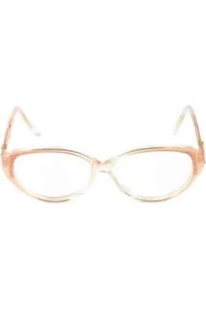 Saint Laurent Pre-owned, Kobieta, Beżowy, ONE SIZE, Pre-owned Acetate sunglasses