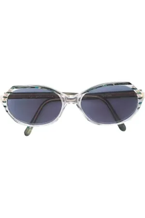 Saint Laurent Pre-owned, Kobieta, Niebieski, ONE SIZE, Pre-owned Acetate sunglasses