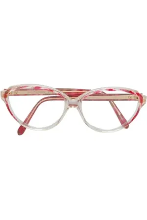 Saint Laurent Pre-owned, Kobieta, Czerwony, ONE SIZE, Pre-owned Acetate sunglasses