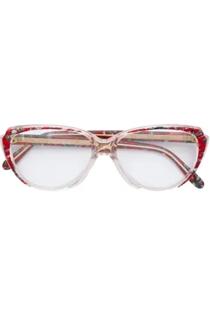 Saint Laurent Pre-owned, Kobieta, Czerwony, ONE SIZE, Pre-owned Acetate sunglasses