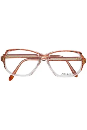 Saint Laurent Pre-owned, Kobieta, Pomarańczowy, ONE SIZE, Pre-owned Acetate sunglasses