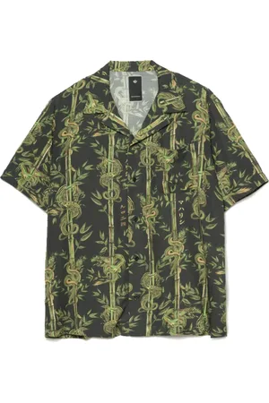 Maharishi Koszule, Mężczyzna, Wielobarwność, M, Bambus, Dragon Bamboo Camp Collar Shirt