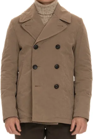 Sealup Płaszcze, Mężczyzna, Beżowy, 3XL, Graphene Peacoat Coats Rope