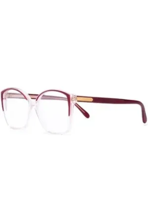Saint Laurent Pre-owned, Kobieta, Czerwony, ONE SIZE, Pre-owned Acetate sunglasses