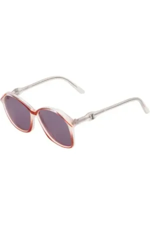 Saint Laurent Pre-owned, Kobieta, Pomarańczowy, ONE SIZE, Pre-owned Acetate sunglasses