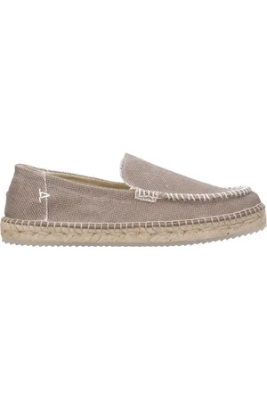 Espadrilles Buty, Mężczyzna, brązowy, 45 EU, Bawełna, Bawełna Podeszwa Sznurówki Slip-On Buty