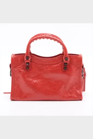 Balenciaga Pre-owned, Kobieta, Czerwony, ONE SIZE, Len, Pre-owned Skórzane torebki