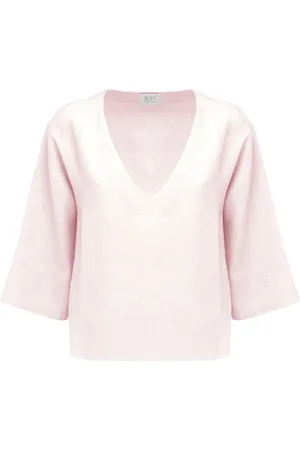 MVP Wardrobe Bluzki, Kobieta, Różowy, S, Len, ST. Raphael Blouse