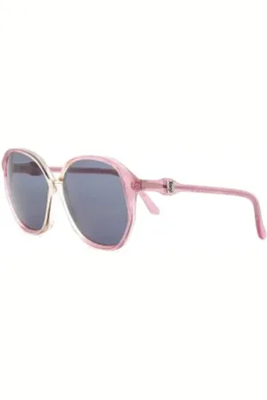 Saint Laurent Pre-owned, Kobieta, Różowy, ONE SIZE, Pre-owned Acetate sunglasses