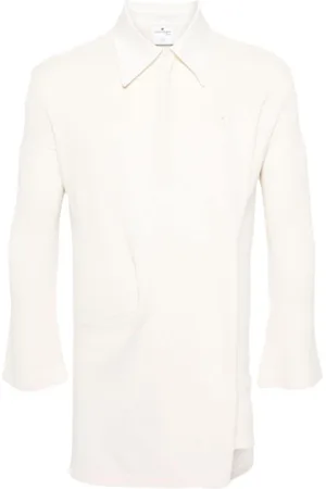 Courrèges Sukienki, Kobieta, Beżowy, M, Bawełna, Polo Bodysuit