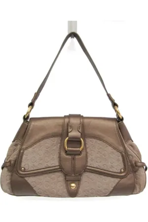 Céline Pre-owned, Kobieta, Beżowy, ONE SIZE, Skóra, Pre-owned skórzane torby na ramię
